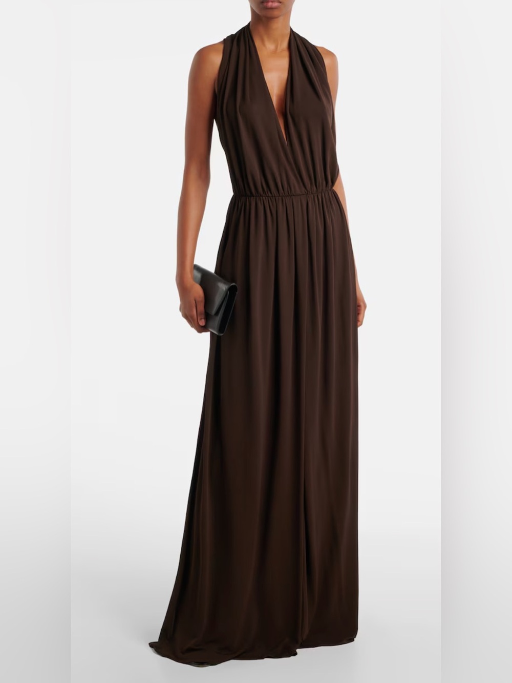 ISO: The Row Pharao gathered jersey crêpe gown
